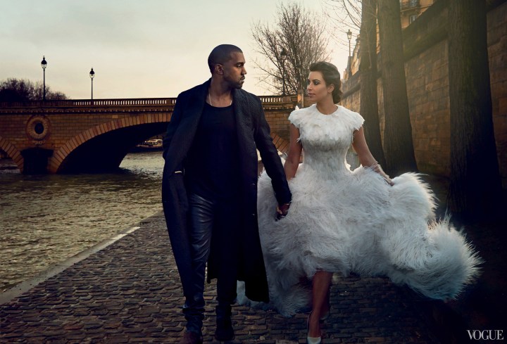 Kim Kanye Vogue April 2014 2