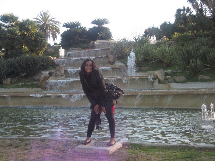 Flashback Barcelona waterfall