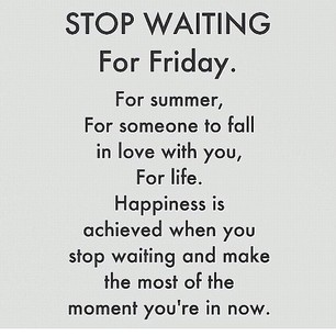 Stop waiting