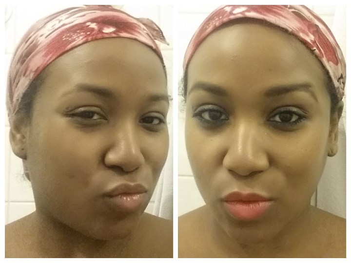 Colourful make up look